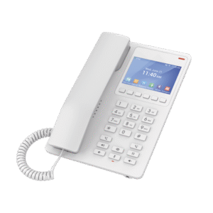 Teléfono IP WiFi Hotelero con pantalla LCD a color, 2 líneas SIP con 2 cuentas, codec Opus, IPV4/IPV6, color blanco, con gestión en la nube GDMS Teléfono IP WiFi Hotelero con pantalla LCD a color, 2 líneas SIP con 2 cuentas, codec Opus, IPV4/IPV6, color blanco, con gestión en la nube GDMS