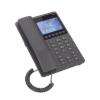 Teléfono IP WiFi Hotelero con pantalla LCD a color, 2 líneas SIP con 2 cuentas, codec Opus, IPV4/IPV6, color negro, con gestión en la nube GDMS