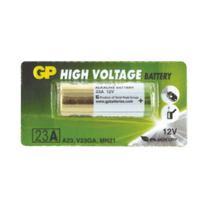 Batería Alcalina Gold Peak 12 V @ 23 Ah ( No recargable ) Batería Alcalina Gold Peak 12 V @ 23 Ah ( No recargable )