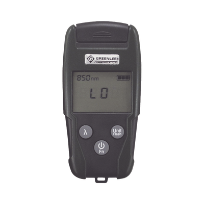 Medidor de Alta Potencia para Fibra Óptica con Localizador Visual de Fallos (VFL), entrada universal de 2.5 mm (para conectores SC, ST y FC)