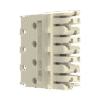 Block de Conexión Cat6 de 4 Pares, de Impacto, Color Marfil