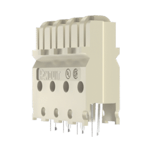 Block de Conexión Cat6 de 4 Pares, de Impacto, Color Marfil