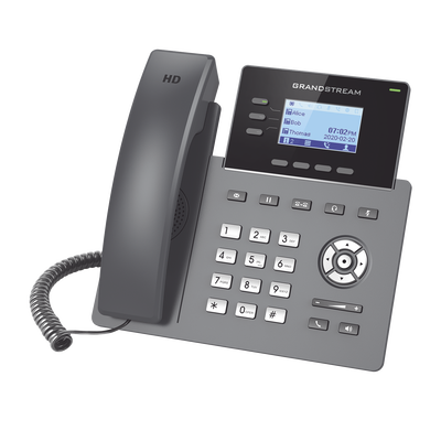 Teléfono IP Grado Operador, 3 líneas SIP con 6 cuentas, puertos Gigabit, codec Opus, IPV4/IPV6 con gestión en la nube GDMS Teléfono IP Grado Operador, 3 líneas SIP con 6 cuentas, puertos Gigabit, codec Opus, IPV4/IPV6 con gestión en la nube GDMS