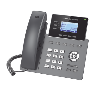 Teléfono IP Grado Operador, 3 líneas SIP con 6 cuentas, puertos Gigabit PoE, codec Opus, IPV4/IPV6 con gestión en la nube GDMS Teléfono IP Grado Operador, 3 líneas SIP con 6 cuentas, puertos Gigabit PoE, codec Opus, IPV4/IPV6 con gestión en la nube GDMS