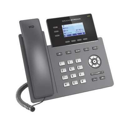 Teléfono IP Grado Operador, 3 líneas SIP con 6 cuentas, puertos Gigabit PoE, codec Opus, IPV4/IPV6 con gestión en la nube GDMS Teléfono IP Grado Operador, 3 líneas SIP con 6 cuentas, puertos Gigabit PoE, codec Opus, IPV4/IPV6 con gestión en la nube GDMS