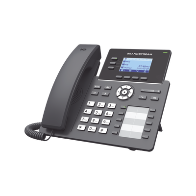 Teléfono IP Grado Operador, 3 líneas SIP con 6 cuentas, 10 botones BLF, puertos Gigabit, codec Opus, IPV4/IPV6 con gestión en la nube GDMS
