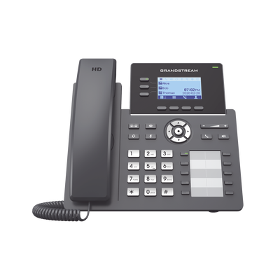 Teléfono IP Grado Operador, 3 líneas SIP con 6 cuentas, 10 botones BLF, puertos Gigabit PoE, codec Opus, IPV4/IPV6 con gestión en la nube GDMS Teléfono IP Grado Operador, 3 líneas SIP con 6 cuentas, 10 botones BLF, puertos Gigabit PoE, codec Opus, IPV4/IPV6 con gestión en la nube GDMS