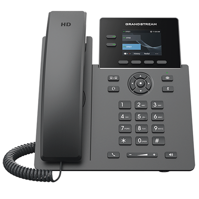 TELÉFONO IP POE GRADO OPERADOR DE 2 LÍNEAS / PANTALLA LCD TFT 2.4 PULGADAS COLOR / 8 BOTONES VIRTUALES MULTIUSO / SEGURIDAD CARRIER-GRADE / COMPATIBLE CON GDMS / AUDIO HD / CONFERENCIAS DE AUDIO 5 VÍAS