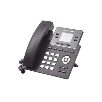 Teléfono IP Grado Operador, 4 líneas SIP con 2 cuentas, pantalla a color 2.4", PoE, codec Opus, IPV4/IPV6 con gestión en la nube GDMS