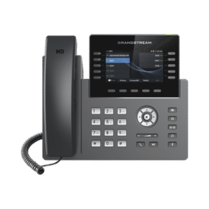 Teléfono IP Wi-Fi, Grado Operador, 10 líneas SIP con 5 cuentas, pantalla a color 4.3", puertos Gigabit, Bluetooth, PoE, codec Opus, IPV4/IPV6 con gestión en la nube GDMS