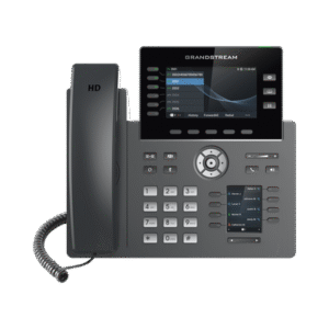 Teléfono IP Wi-Fi, Grado Operador, 6 líneas SIP con 6 cuentas, pantalla a color 4.3", puertos Gigabit, Bluetooth, PoE, codec Opus, IPV4/IPV6 con gestión en la nube GDMS