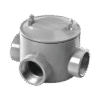 Caja con Tapa Tipo GRT de 3/4" (19 mm) / Caja a Prueba de Explosión / Para Áreas Peligrosas con Tapa / Libre de Cobre.