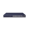 Switch Administrable Capa 2 de 24 Puertos Gigabit 10/100/1000T, 2 Puertos SFP 100/1000X , Cuenta con una Interfaz de Consola Switch Administrable Capa 2 de 24 Puertos Gigabit 10/100/1000T, 2 Puertos SFP 100/1000X , Cuenta con una Interfaz de Consola