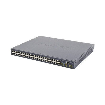 Switch Administrable Capa 2 de 48 Puertos Gigabit 10/100/1000T, 4 Puertos SFP 100/1000X Switch Administrable Capa 2 de 48 Puertos Gigabit 10/100/1000T, 4 Puertos SFP 100/1000X