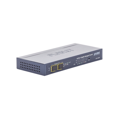 Switch Administrable de Escritorio 8 puertos Giga + 2 puertos SFP