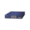 Switch PoE No Administrable de Escritorio, 2 Puertos Gigabit 802.3bt, 4 Puertos Gigabit 802.3at, 2 Puertos 10/100/1000, 2 Puertos SFP Gigabit.