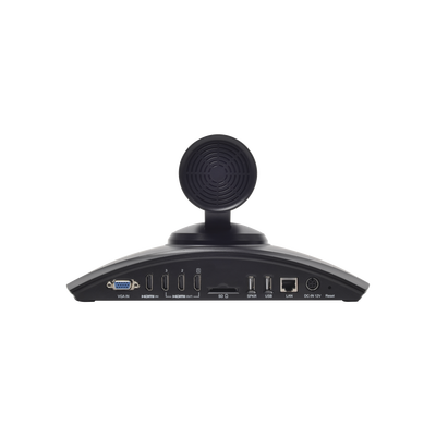 Sistema de Video Conferencia FullHD Multi-Plataforma con Cámara PTZ, 3 Salidas de video, Base de Audio y Control Remoto