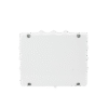 Caja de derivación de PVC Auto-extinguible con 12 entradas, tapa atornillada, 380x300x120 MM, Para Exterior (IP55)