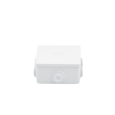 Caja de derivación de PVC Auto-Extinguible con 10 entradas, tapa y tornillo de media vuelta de 1/4", 150x110x70 mm (5.9 x 4.3 x 2.7 in), Para Exterior (IP55)