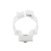 Soporte de collar (Abrazadera), PVC Auto-extinguible, cerrado para tubería de 32 mm Soporte de collar (Abrazadera), PVC Auto-extinguible, cerrado para tubería de 32 mm