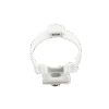 Soporte de collar (Abrazadera), PVC Auto-extinguible, cerrado para tubería de 40 mm