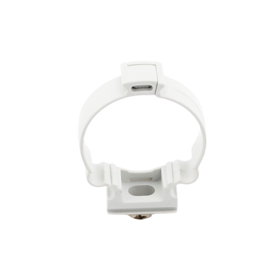 Soporte de collar (Abrazadera), PVC Auto-extinguible, cerrado para tubería de 40 mm