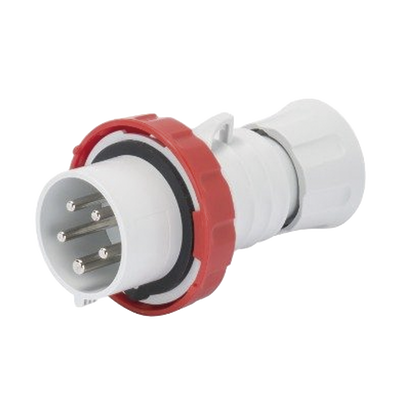 CLAVIJA MÓVIL RECTA HP - IP66/IP67/IP68/IP69 - 3P+N+T 16A 380-415V 50/60HZ - ROJO - 6H - CONEXIONADO DE TORNILLO CLAVIJA MÓVIL RECTA HP - IP66/IP67/IP68/IP69 - 3P+N+T 16A 380-415V 50/60HZ - ROJO - 6H - CONEXIONADO DE TORNILLO