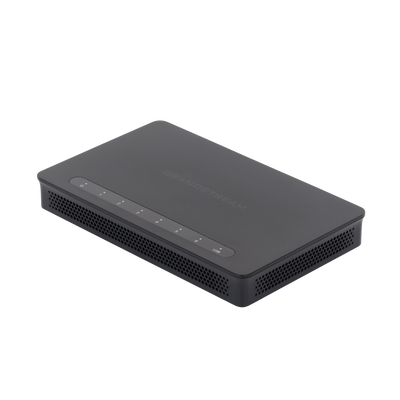 Router Gigabit VPN / Balanceador de cargas / 30,000 sesiones NAT / 6 puertos 10/100/1000 Mbps (WAN/LAN) / Compatible con GWN Cloud.