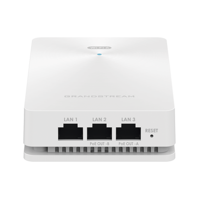 Punto de acceso Wi-Fi 6 802.11ax de pared, tecnología MU-MIMO 2x2:2 de doble banda, 4 puertos Gigabit alámbricos