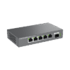 Switches de red Multi-Gigabit de 2.5G No Administrable / 5 Puertos RJ45 de 100/1000/2500Mbps / 1 puerto de fibra SFP+