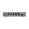 Switches de red Multi-Gigabit de 2.5G No Administrable / 5 Puertos RJ45 de 100/1000/2500Mbps / 1 puerto de fibra SFP+