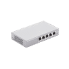 Switch PoE+ Gigabit No Administrable / 5 puertos 10/100/1000 Mbps / 4 puertos PoE+ / hasta 60W