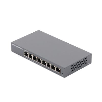 Switch PoE+ Gigabit No Administrable / 8 puertos 10/100/1000 Mbps / 4 puertos PoE+ / hasta 60W
