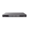 Switch Capa 3 PoE+ Administrable / 24 puertos 10/100/1000 Mbps + 4 Puertos SFP+ de 10 Gigabits / Hasta 360W / Compatible con GWN Cloud.
