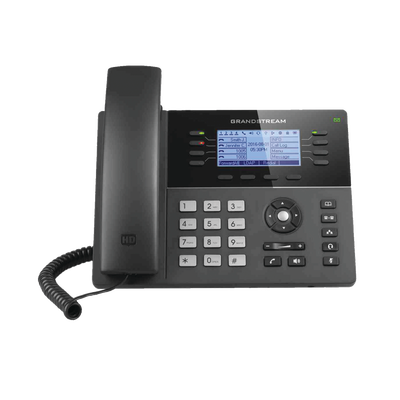Teléfono IP Gama media de 8 Líneas con 4 teclas de función, 32 teclas de extensión BLF digital y conferencia de 5 vías PoE