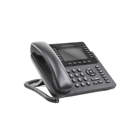 Teléfono IP empresarial de 12 Líneas con 5 teclas de función y conferencia de 4 vías, PoE