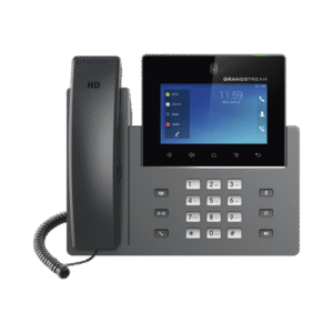 Videoteléfono IP pantalla táctil con android de 16 líneas, doble puerto Gigabit, PoE/PoE+