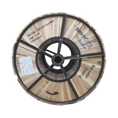 Carrete de 4 km de Fibra Óptica Aérea Figura 8 G.652D, Monomodo de 24 Hilos, Exterior, Span 100, Loose Tube Carrete de 4 km de Fibra Óptica Aérea Figura 8 G.652D, Monomodo de 24 Hilos, Exterior, Span 100, Loose Tube