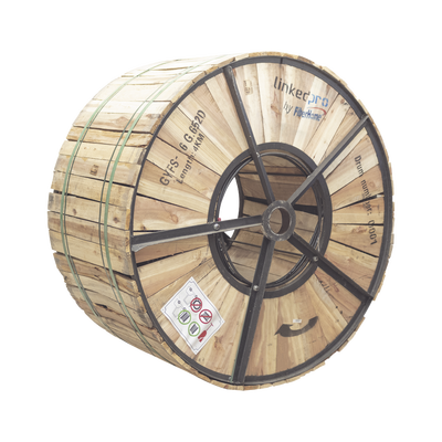 Carrete de 4 km de Fibra Óptica para Exterior G.652D, Armada, Monomodo de 6 Hilos, Loose Tube, Color Negro, Para Instalación en Ducto Subterráneo o Enterrado Directo Carrete de 4 km de Fibra Óptica para Exterior G.652D, Armada, Monomodo de 6 Hilos, Loose Tube, Color Negro, Para Instalación en Ducto Subterráneo o Enterrado Directo