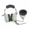 Auriculares estilo Muff-Mic para operaciones de mantenimiento y rampas en aeropuertos