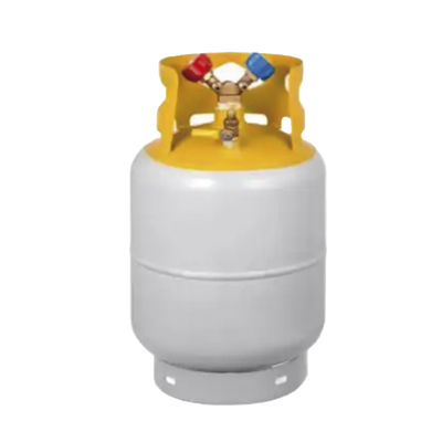 Cilindro/Tanque portátil 30 Libras / para contenido de refrigerante / Aires Acondicionados / Refrigeración / Climatización Automotriz.