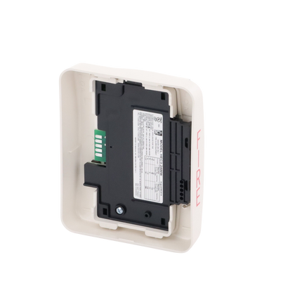 Sirena Estrobo, 12/24 Vcd, Multi Candela, Montaje En Pared, Color Blanco, Serie HE (0500-06030)