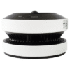 (HikFire) Mini Fisheye IP 4 Megapixel con Detector de Humo Puntual / Autónomo / Entrada y Salida de Alarma / 15 mts IR / PoE / WDR 120 dB / Alarma de 85 dB / MicroSD 128GB / Compatible con Hik-Connect