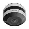 (HikFire) Mini Fisheye IP 4 Megapixel con Detector de Humo Puntual / Autónomo / Entrada y Salida de Alarma / 15 mts IR / PoE / WDR 120 dB / Alarma de 85 dB / MicroSD 128GB / Compatible con Hik-Connect