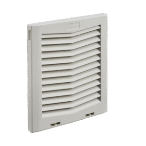 Rejilla de Escape Para Ventilador con Filtro HG, Protección IP54, Compatible con Ventiladores HF10 de 10 in, De Plástico, Color Gris Claro Rejilla de Escape Para Ventilador con Filtro HG, Protección IP54, Compatible con Ventiladores HF10 de 10 in, De Plástico, Color Gris Claro