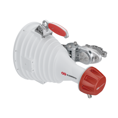 Antena Sectorial Asimétrica Carrier Class apertura 30 grados tipo cuerno 20.5 dBi 5180-6000 MHz conectores tipo N hembra