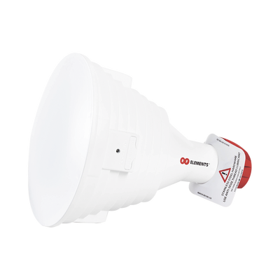 Antena Sectorial Asimétrica Carrier Class apertura 30 grados tipo cuerno 20.5 dBi 5180-6000 MHz conectores tipo N hembra