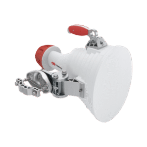 Antena Sectorial Asimétrica Carrier Class apertura 30 grados tipo cuerno 20.5 dBi 5180-6000 MHz conectores tipo N hembra