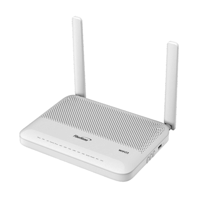 ONU GPON WiFi 6, Doble Banda 2.4/5 GHz , con 4 puertos Gigabit Ethernet + 2 POTS + 1 USB + 1 CATV (RF), conector SC/APC (Gestión WAN a Través de OLT Fiberhome) ONU GPON WiFi 6, Doble Banda 2.4/5 GHz , con 4 puertos Gigabit Ethernet + 2 POTS + 1 USB + 1 CATV (RF), conector SC/APC (Gestión WAN a Través de OLT Fiberhome)