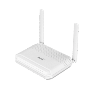 ONU GPON WiFi 6, 2.4/5 GHz, 4 puertos Gigabit + 1 POTS + 2 USB, conector SC/UPC (Gestión WAN a Través de OLT Fiberhome)